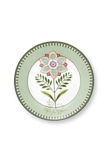 Pip-Studio-Breakfast-Plate-Lily&Lotus-Light-Green-21cm