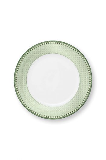 Pip-Studio-Dinner-Plate-Lily&Lotus-Tiles-Light-Green-26.5cm