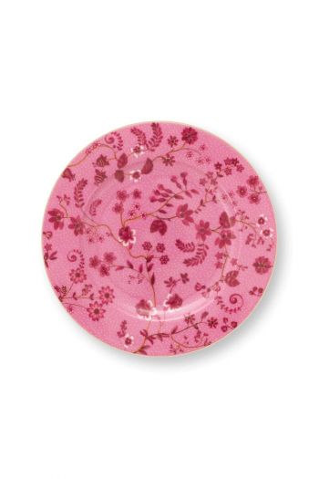 Pip-Studio-Pastry-Plate-Jolie-Flowers-Pink-17cm