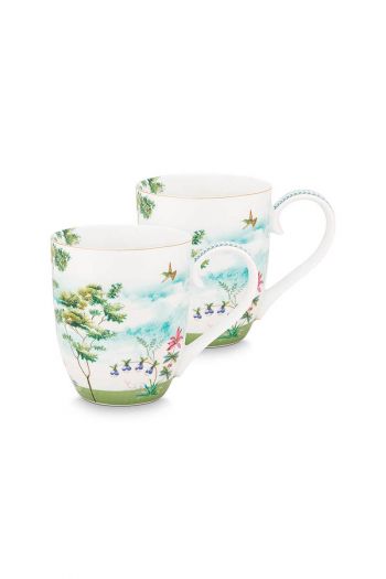 Pip-Studio-Set/2-Mugs-XL-Jolie-Heron