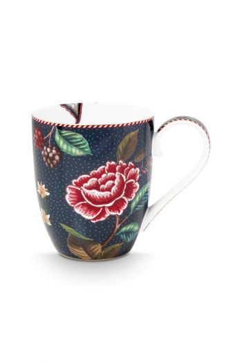 Pip-Studio-Tasse-XL-Flower-Blues-Blau