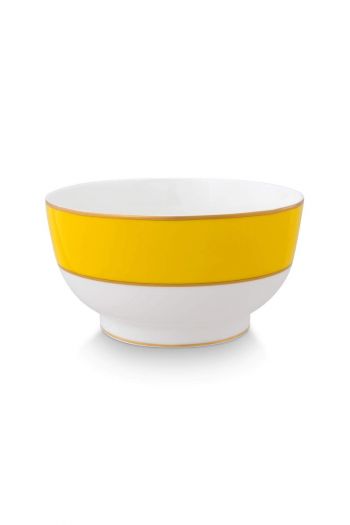 bowl-pip-chique-gold-yellow-20-5cm-bone-china-porcelain-pip-studio