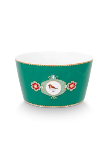 love-birds-bowl-green-15cm-robin-porcelain-pip-studio