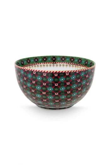 Pip-Studio-Bowl-Clover-Green-12cm