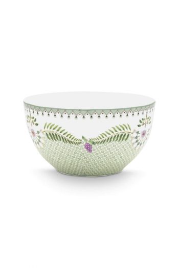 Pip-Studio-Bowl-Lily&Lotus-Tiles-Light-Green-15cm