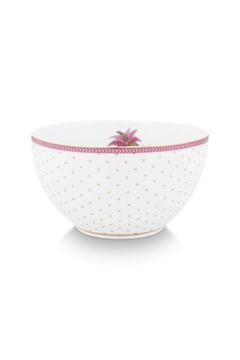 Pip-Studio-Bowl-Jolie-Dots-Gold-Pink-15cm