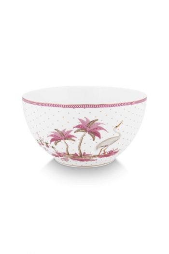 Pip-Studio-Bowl-Jolie-Dots-Gold-Pink-18cm