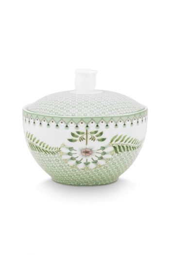 Pip-Studio-Sugar-Bowl-Lily&Lotus-Tiles-Light-Green