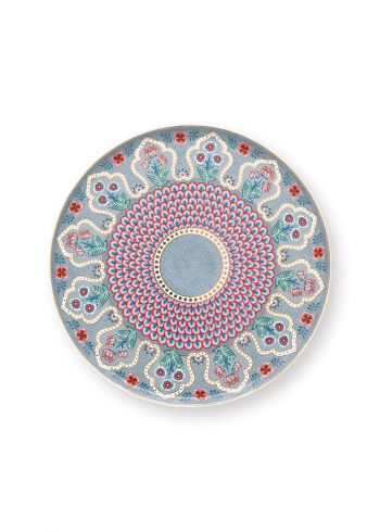 small-cake-tray-flower-festival-light-blue-scallop-print-pip-studio-21-cm