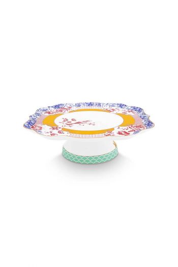 mini-cake-tray-royal-multi-24x24-cm-colourful-floral-porcelain-pip-studio