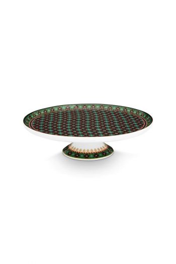 Pip-Studio-Mini-Cake-Tray-Clover-Green-21cm