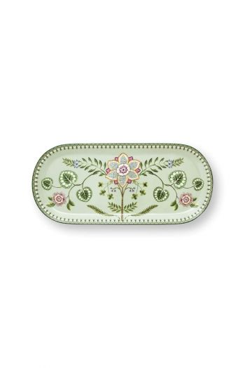 Pip-Studio-Cake-Tray-Rectangular-Lily&Lotus-Light-Green