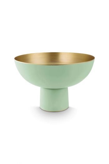 Pip-Studio-High-Tray-Metal-Matt-Bright-Green-20cm