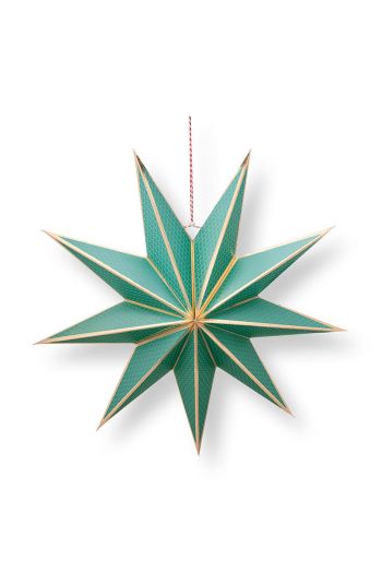 Christmas-star-paper-green-pip-studio-60-cm