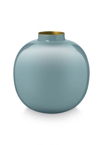 Vase-metal-light-blue-pip-studio-accessories-home-decor-23-cm