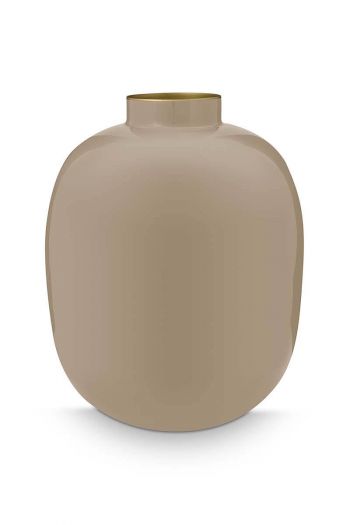 vase-metal-khaki-32-cm-pip-studio-home-decor