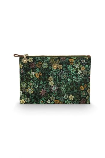 flaches-necessaire-medium-tutti-i-fiori-grun-24x15-pip-studio