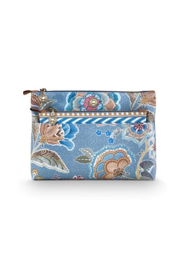 Pip-Studio-Caryn-Cosmetic-Bag-Combi-Matata-Blue