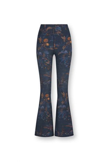 bonny-lange-broek-isola-donker-blauw-takken-bladeren-katoen-modal-elastaan-pip-studio-sportkleding-xs-s-m-l-xl-xxl