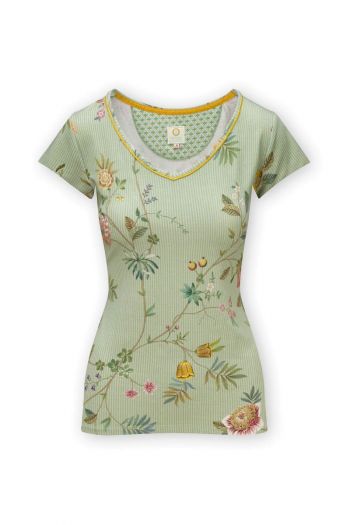 Top Short Sleeve La Dolce Vita Light Green