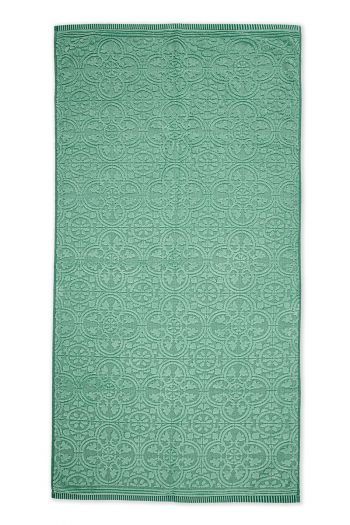 Towel-XL-baroque-print-green-70x140-pip-studio-tile-de-pip-cotton