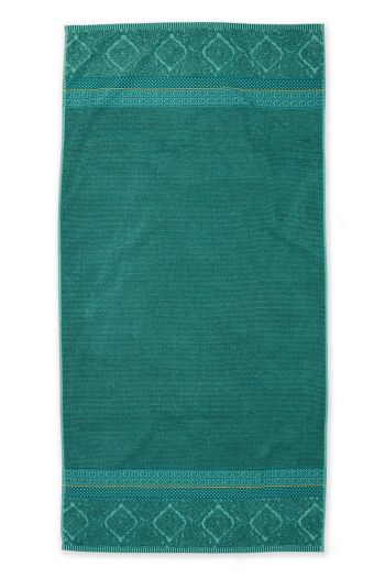 Duschlaken-handtuch-xl-grün-70x140-soft-zellige-pip-studio-baumwolle-velours-frottier