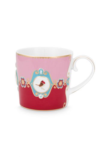 tasse-love-birds-klein-in-rot-und-rosa-mit-vogel