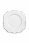 breakfast-plate-royal-white-porcelain-gold-dots-blue-details-pip-studio-23,5-cm