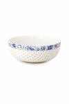 bowl-royal-white-gold-dots-blue-details-pip-studio-15-cm