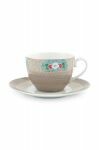 cappuccino-cup-&-saucer-khaki-botanical-print-blushing-birds-pip-studio-280-ml