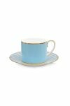 Cappuccino-set-4-cup-and-saucer-125-ml-blue-khaki-gold-details-love-birds-pip-studio