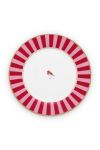 breakfast-plate-love-birds-in-red-and-pink-with-bird-21-cm