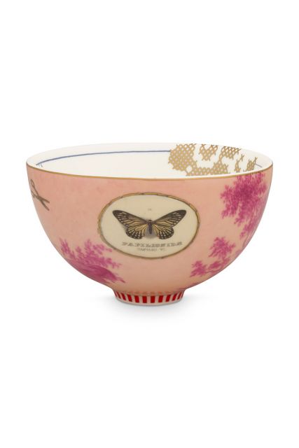 bowl-12-cm-pink-botanical-print-heritage-pip-studio