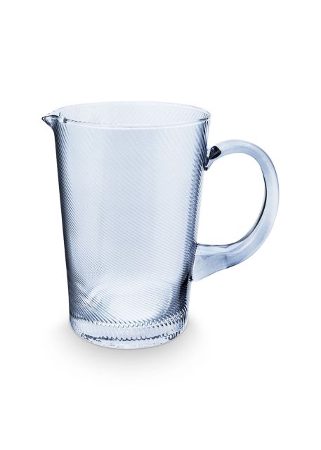 pitcher-glas-donker-blauw-twisted-pip-studio-1,45-liter
