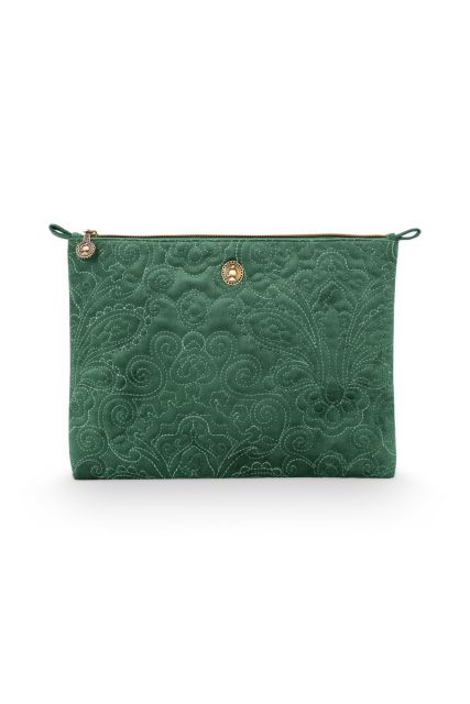 toilet-pouch-quilted-groen-groot-30x22x1-cm