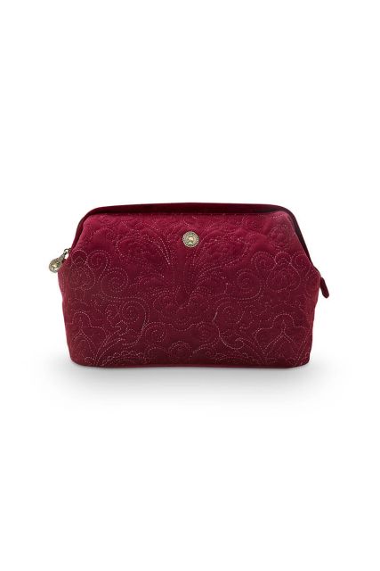 cosmetic-purse-extra-large-red-quiltey-days-velvet-30x20.7x13.8-cm