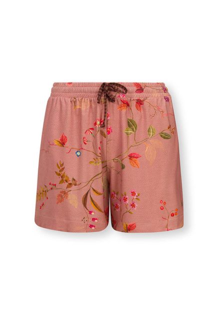 trousers-short-bob-dark-pink-pip-studio-kawai-flower-print-xs-s-m-l-xl-xxl