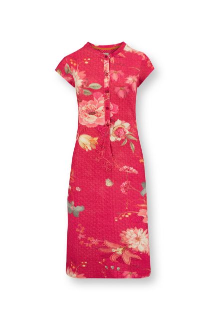 nightdress-short-sleeve-dalia-flower-print-red-tokyo-bouquet-pip-studio-xs-s-m-l-xl-xxl
