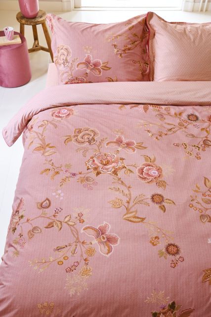 pillowcase-cece-fiore-pink-leaves-floral-flowers-cotton-pip-studio