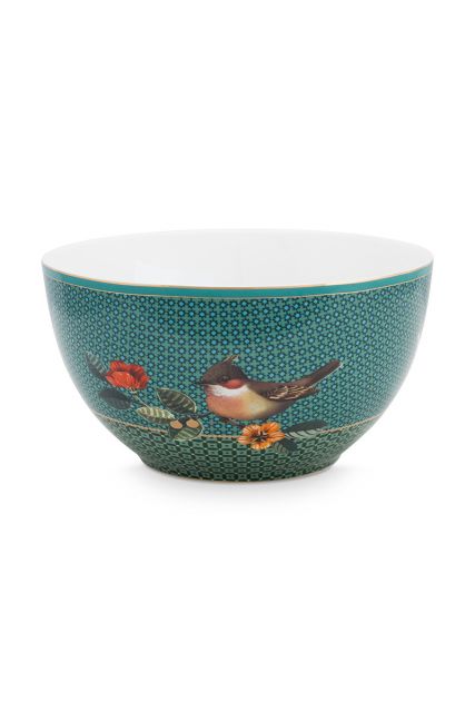 bowl-winter-wonderland-made-of-porcelain-with-a-bird-and-a-squirrel-in-green-15-cm