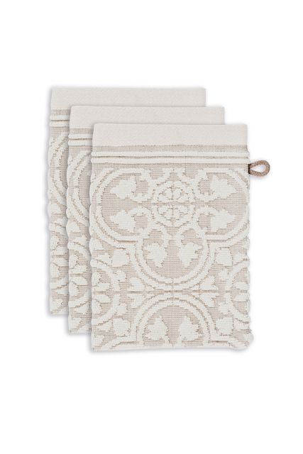 Washcloth-set/3-baroque-print-khaki-16x22-pip-studio-tile-de-pip-cotton