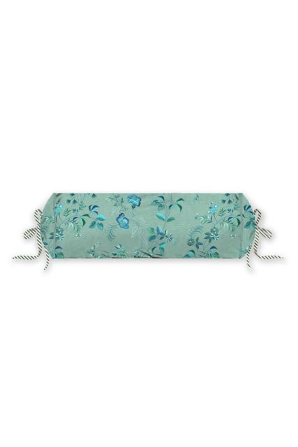 neckroll-tokyo-bouquet-green-floral-print-pip-studio-22x70-cm-cotton