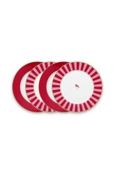 breakfast-plate-set-4-plates-21-cm-red-pink-gold-details-love-birds-pip-studio