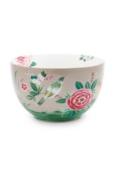 bowl-large-khaki-flower-birds-print-blushing-birds-pip-studio-23-cm