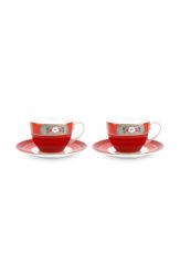 cappuccino-cup-&-saucer-set-of-2-red-botanical-print-blushing-birds-pip-studio-280-ml