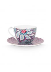 cappuccino-cup-&-saucer-flower-festival-light-blue-floral-print-280-ml