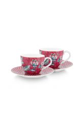 set-2-espresso-cup-&-saucer-flower-festival-dark-pink-floral-print-120-ml