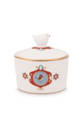 Sugar-bowl-300-ml-white-gold-details-love-birds-pip-studio