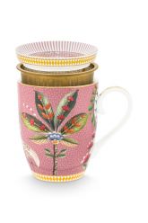 tea-set-la-majorelle-pink-botanical-print-gift-set-pip-studio-350-ml