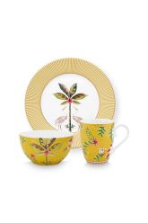 set-3-breakfast-set-la-majorelle-yellow-floral-mug-plate-bowl-350--ml-21-cm-15-cm-porcelain-pip-studio